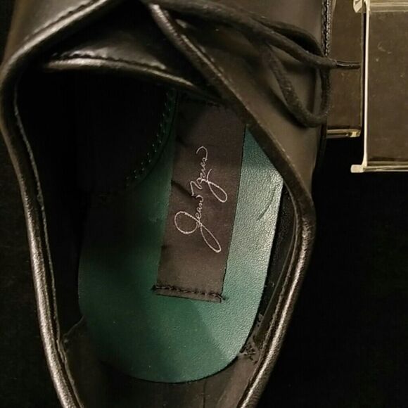 JEAN YVES BLACK MATTE MEN'S DRESS SHOE. - Picture 2 of 4